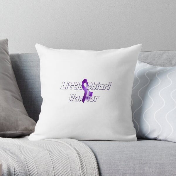 Little Chiari Warrior Throw Pillow
