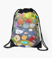 Battle for BFDI Drawstring Bag
