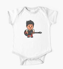 Rock Battle Amusing British Pixel Rock Challenger One Piece - Short Sleeve