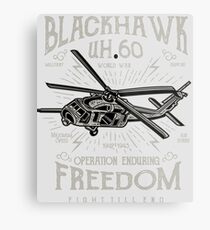 HELICOPTER Metal Print