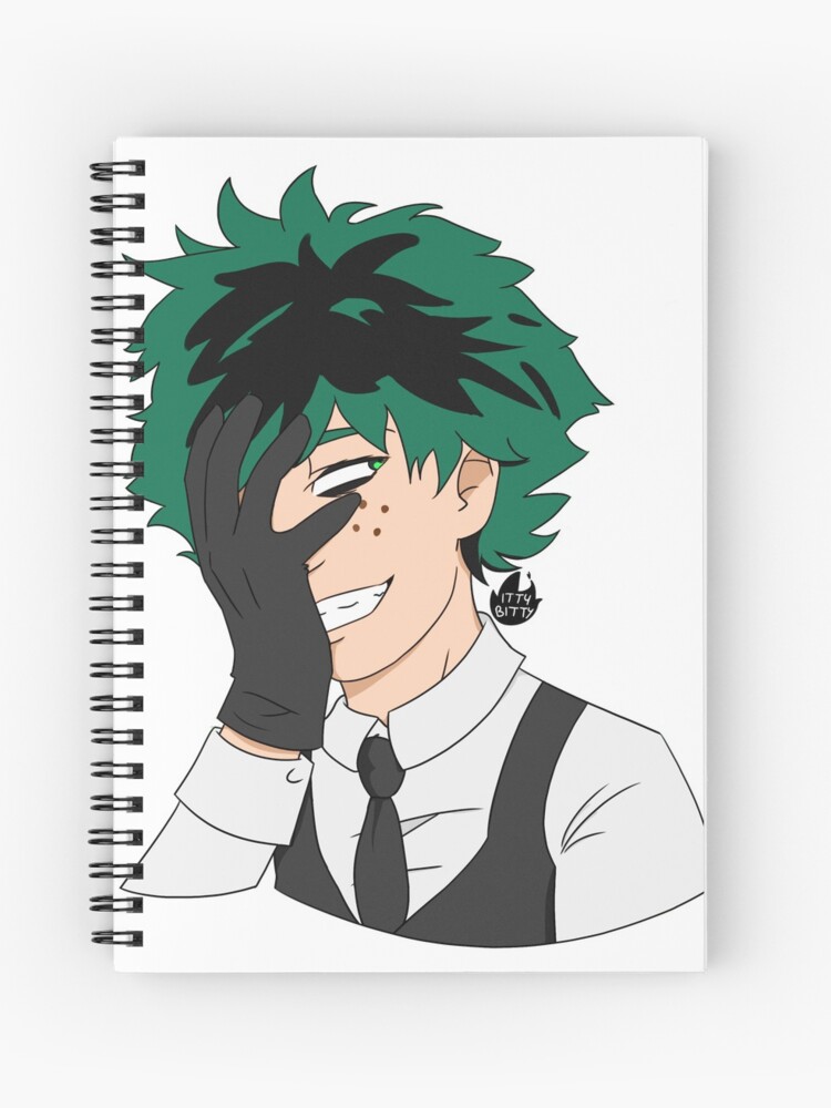 Villain Deku Spiral Notebook By Ittybittyxvw Redbubble