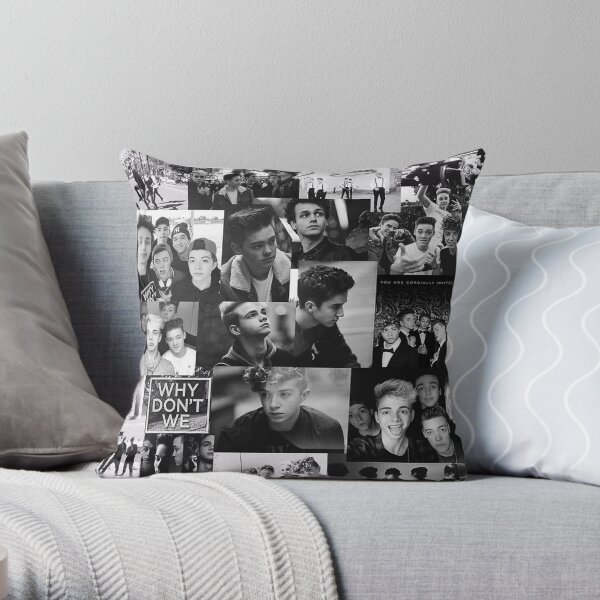WDW collage Throw Pillow
