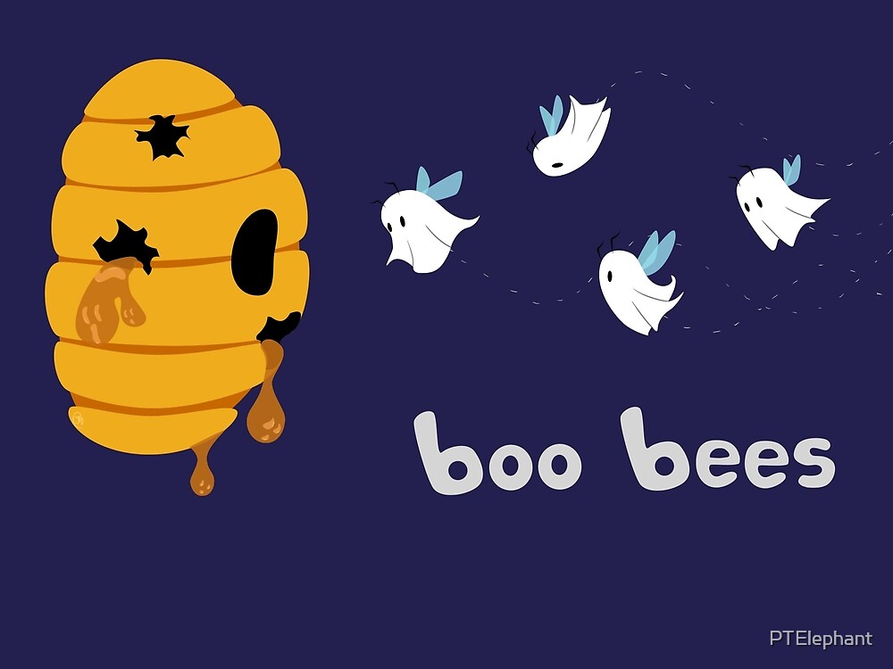 "Boo Bees" by PTElephant Redbubble