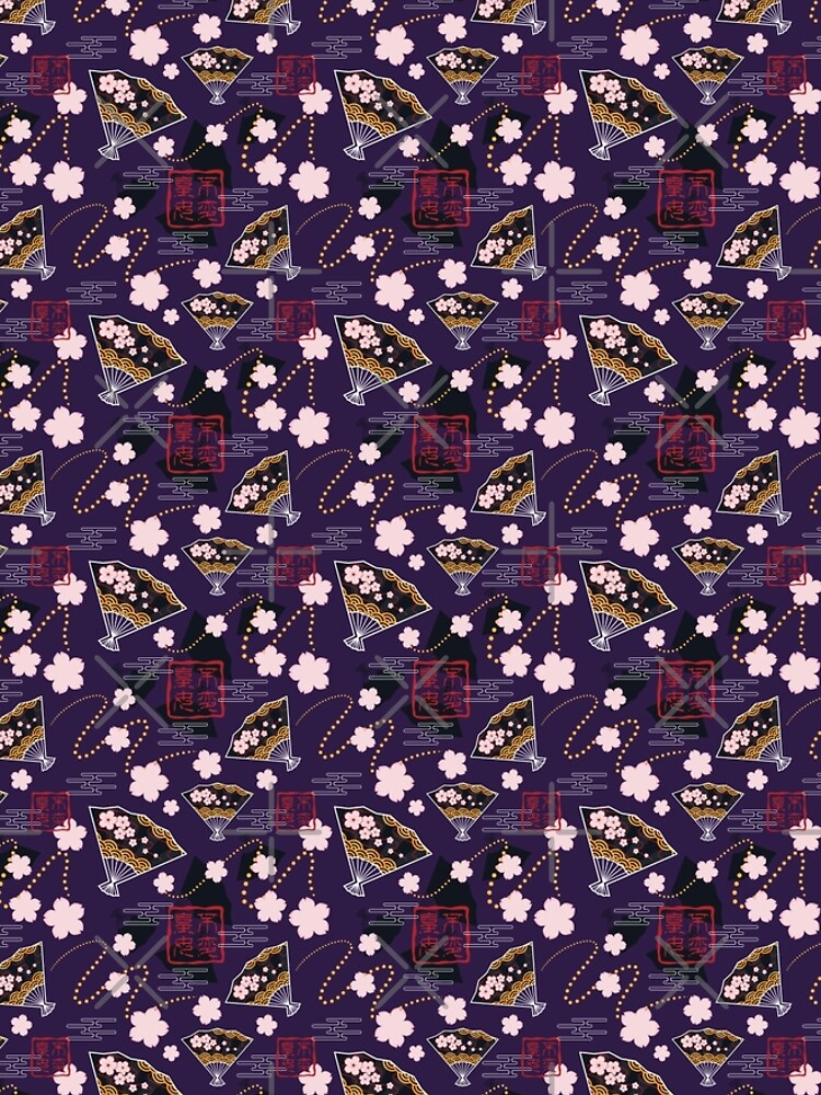 Asian Fans in Violet by Sarinilli