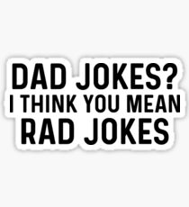 Dad jokes. Sticker