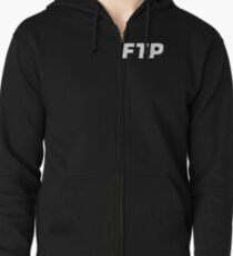 ALL OVER FUCK THE POPULATION FTP (ALL ENABLED) Zipped Hoodie