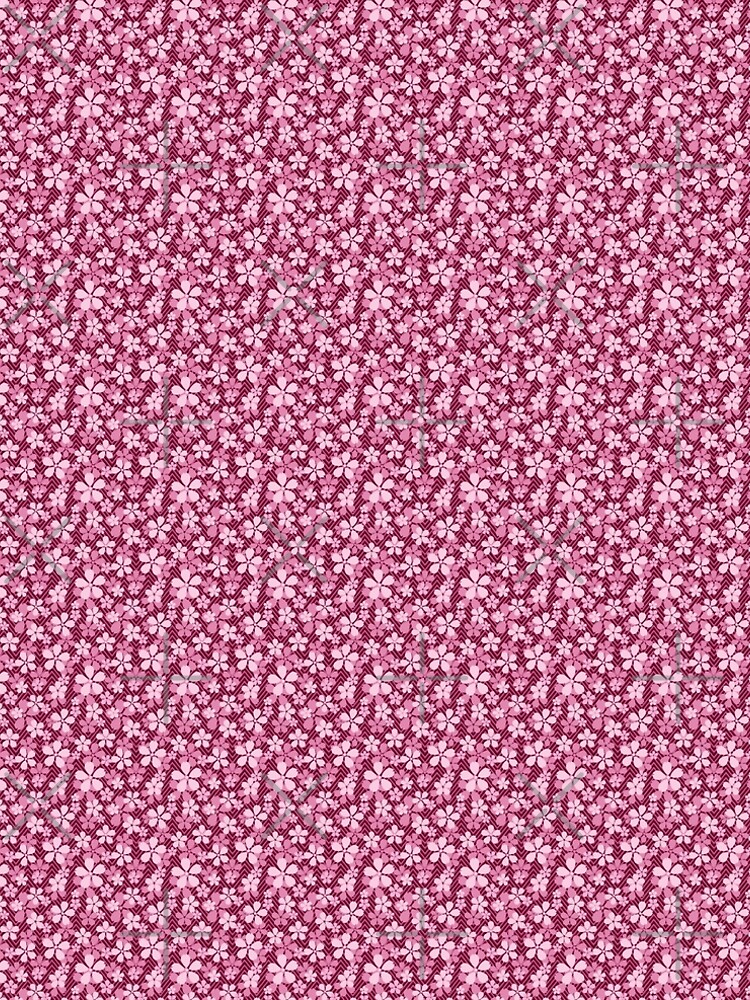 Sakura Chevron in Rose by Sarinilli