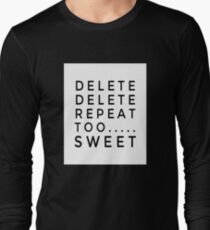Delete and Repeat Long Sleeve T-Shirt