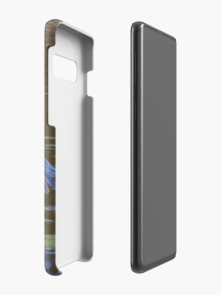 Alternate view of A Grey Heron (Ardea cinerea) in flight. Case & Skin for Samsung Galaxy