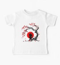 Goku Old Japanise Poster Cherry Tree Vegeta Baby Tee