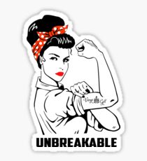 Virgo Girl Unbreakable Sticker