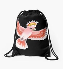 Major Mitchells Cockatoo Drawstring Bag