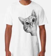 hinterhältige Katze Longshirt