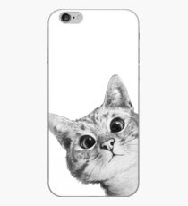 sneaky cat iPhone Case