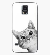 Funda/vinilo para Samsung Galaxy gato furtivo