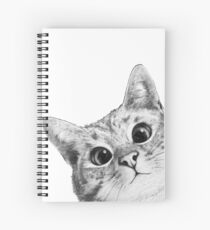 hinterhältige Katze Spiralblock