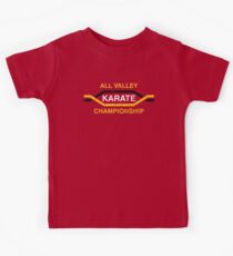 Die Karate Kid - All Valley Championship Distressed Variante Kinder T-Shirt