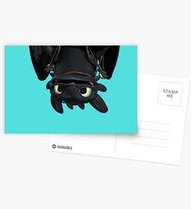 Upside Down Toothless Postcards