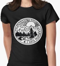 I Hate People Women's Fitted T-Shirt