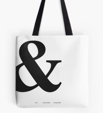 Ampersand-Typografie-Druck Tasche