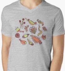 Cambrian Critters Men's V-Neck T-Shirt