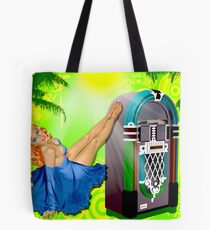Vintage Jukebox Tote Bag