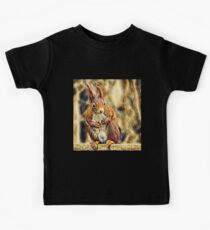 Squirrel on a branch Kids Tee