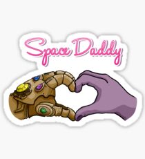 Space Daddy Sticker