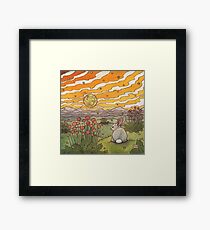 Bunny Sunset Framed Print