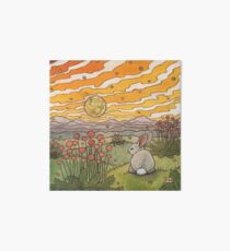Bunny Sunset Art Board