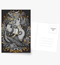 Tribal Belly Dancer Witch Postcards