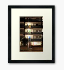 Coloured Doors Framed Print