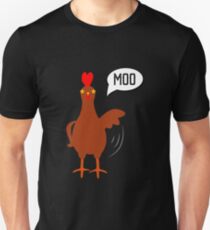 Cute Chicken Moo Unisex T-Shirt