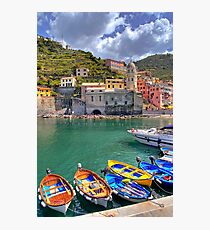 Vernazza - Five Lands - Marina Photographic Print