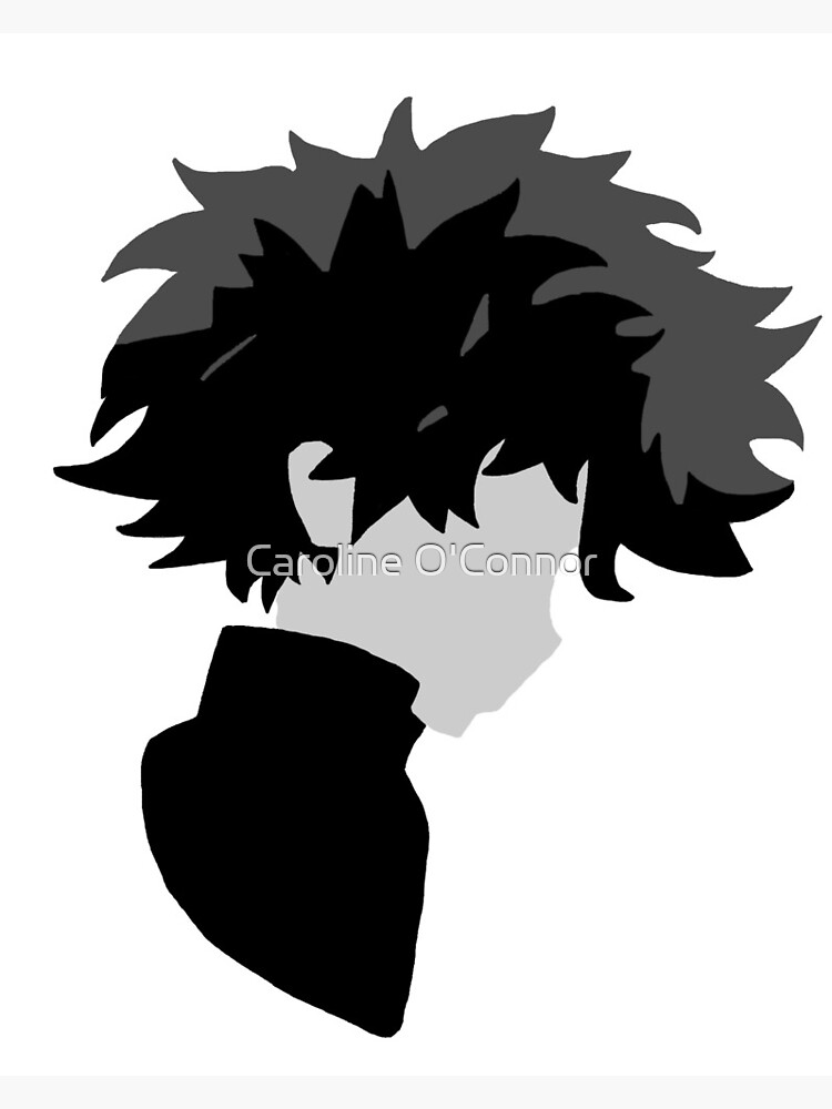 "Izuku Midoriya from My Hero Academia Minimalist Anime Art " Canvas