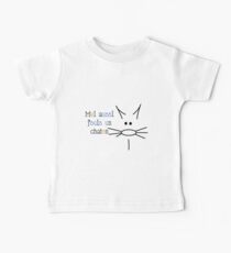 Dessin de chaton T-shirts bébé