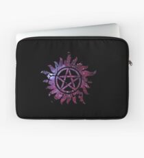Supernatural Anti-Possession Galaxy Print Laptop Sleeve