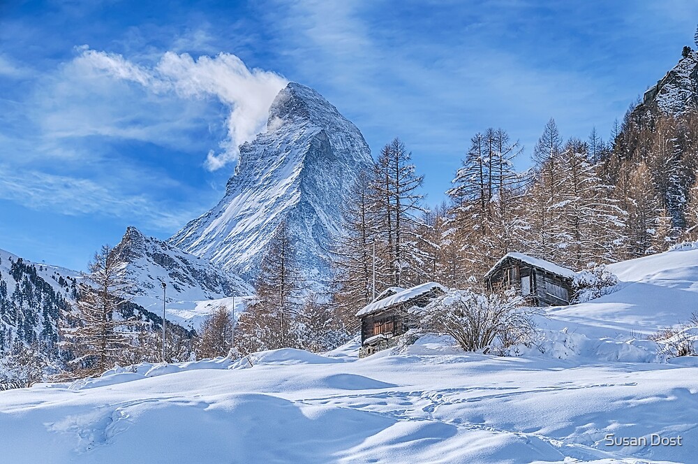 monte Matterhorn en Zermatt, Suiza» de Susan Dost | Redbubble