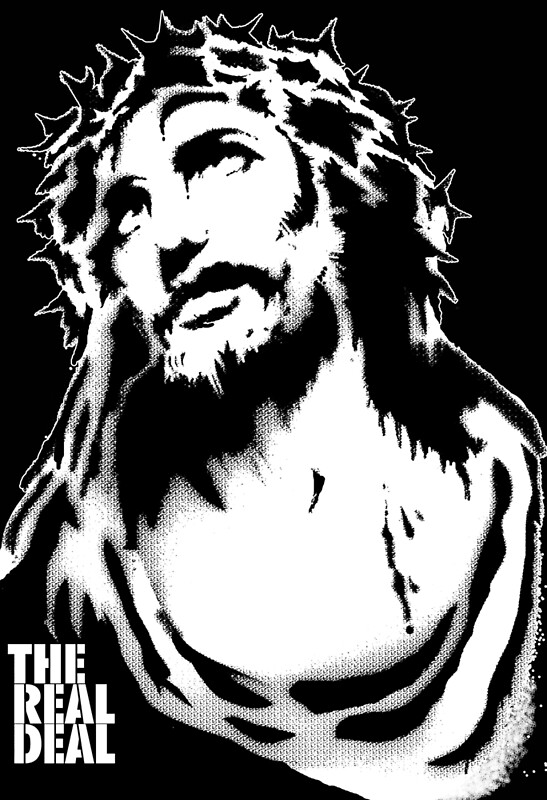 "Jesus Stencil" Posters by masterplan | Redbubble