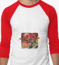 Dungeons & Diners & Dragons & Drive-Ins & Dives: Slightly Larger Image Men's Baseball ¾ T-Shirt
