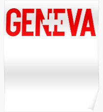 Geneva Switzerland + Swiss Switzerland Zurich Poster