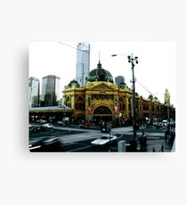 Photograph of Flinders Street Station Melbourne Canvas Print