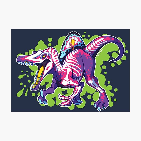 Radioactive Spinosaurus Photographic Print