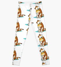calvin and hobbes Leggings