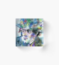 FRANCOIS-RENE DE CHATEAUBRIAND - watercolor portrait Acrylic Block