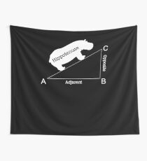 Hypotenuse Adjacent Opposite Trigonometry Gift Wall Tapestry