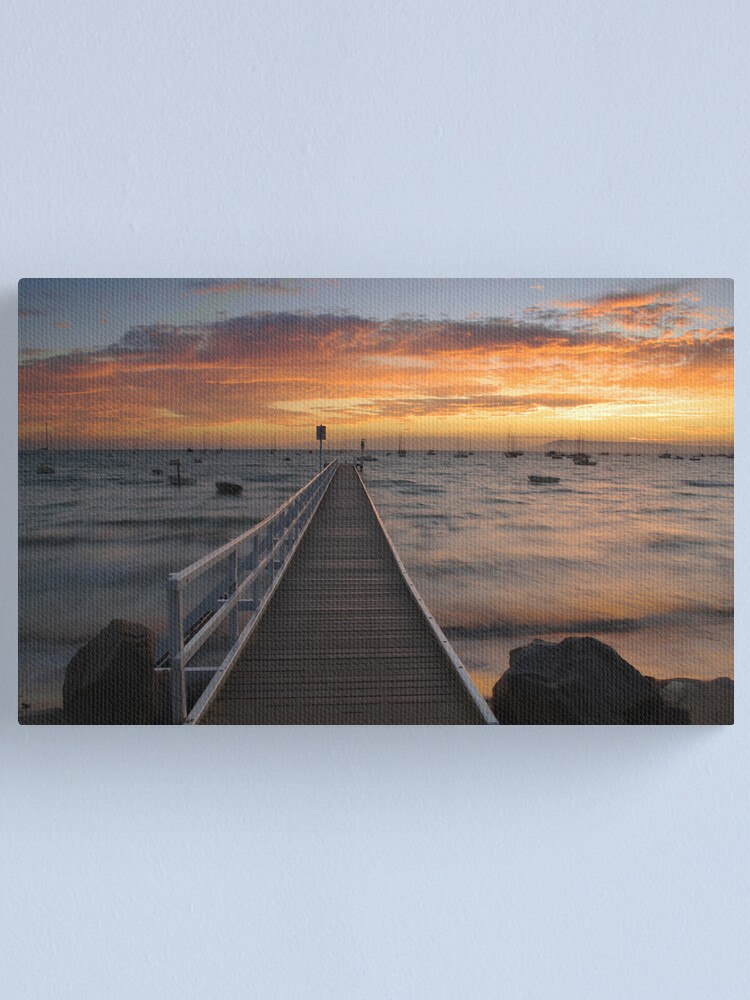 Alternate view of Camerons Bight Jetty Canvas Print