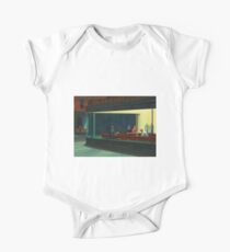 NACHTSPIELE - EDWARD HOPPER Baby Body Kurzarm