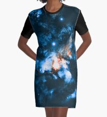 Out of Time and Space Graphic T-Shirt Dress