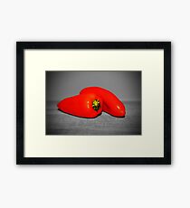 Mini Pepper Framed Print